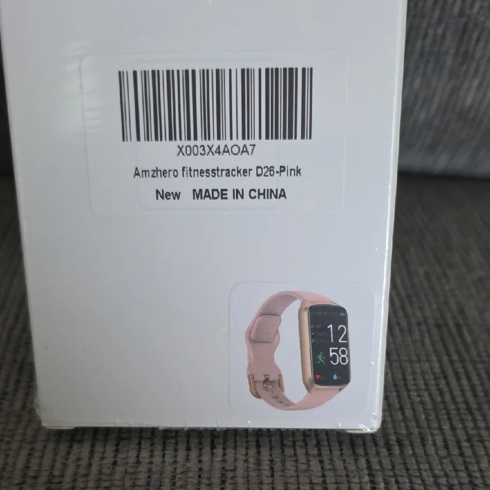 Womens Pink and Gold Health & Fitness Tracker By Amzhero New In Box